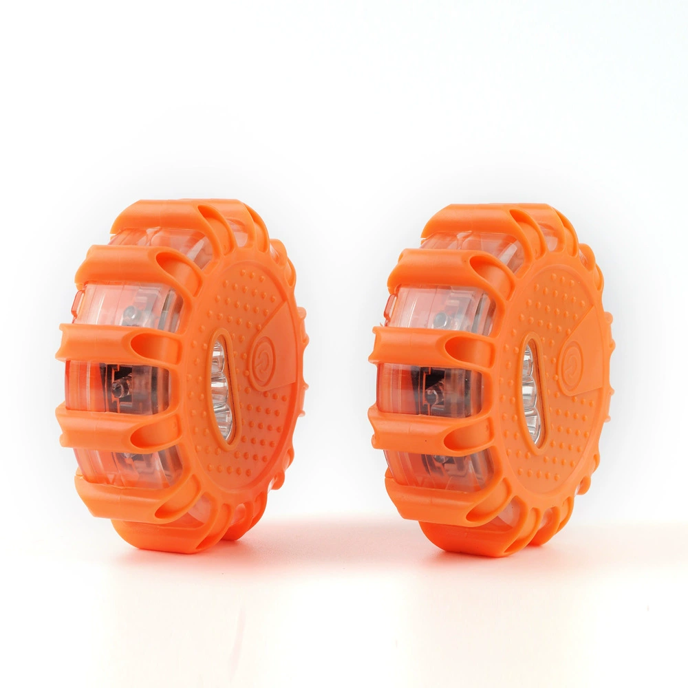 Красная мигающая сигнальная лампа безопасности дорожного движения 12 + 3 светодиода