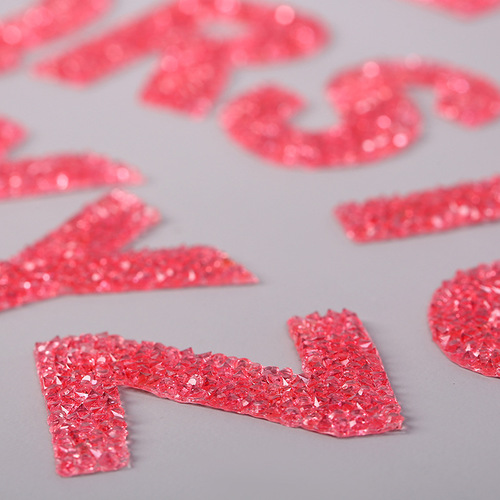 New Hot Melt Glue Net 26 English Letters Embroidery Patch Fabric Sticker Clothing Patch DIY Heat Transfer