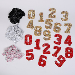 Handmade digital hot-drill diamond patch hot-fix patch rhinestone tip diamond back glue number custom size color