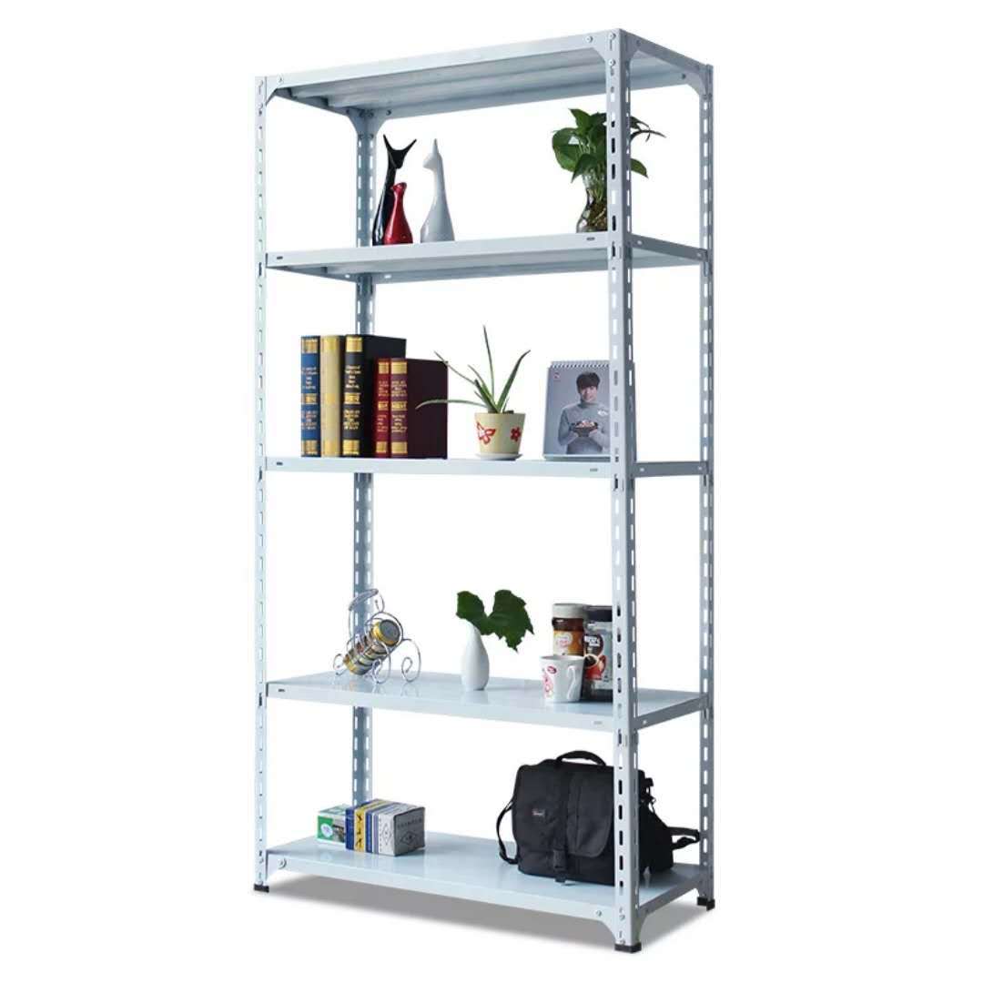 Estante de almacenamiento Estante de acero en ángulo grueso multicapa Estante de exhibición Estante de almacenamiento ajustable para el hogar Estante de hierro de almacenamiento de supermercado image 3