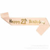 Birthday shoulder strap BIRTHDAYGIRL etiquette belt 16 18 21 30 40 50 60 -year -old birthday party decoration