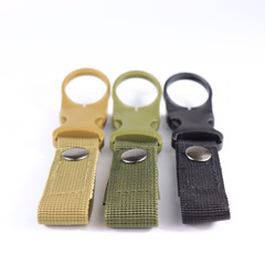 Outdoor tactical nylon webbing water bottle clip multi-functional mountain climbing clip portable water bottle quick hang mineral water clip