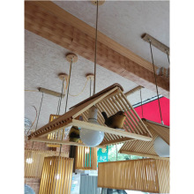 辽宁鞍山市盘锦市锦州市新款民宿酒店竹灯罩吊灯饭店餐厅个性竹灯
