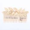 Headband for bride, golden hair accessory, European style, wholesale