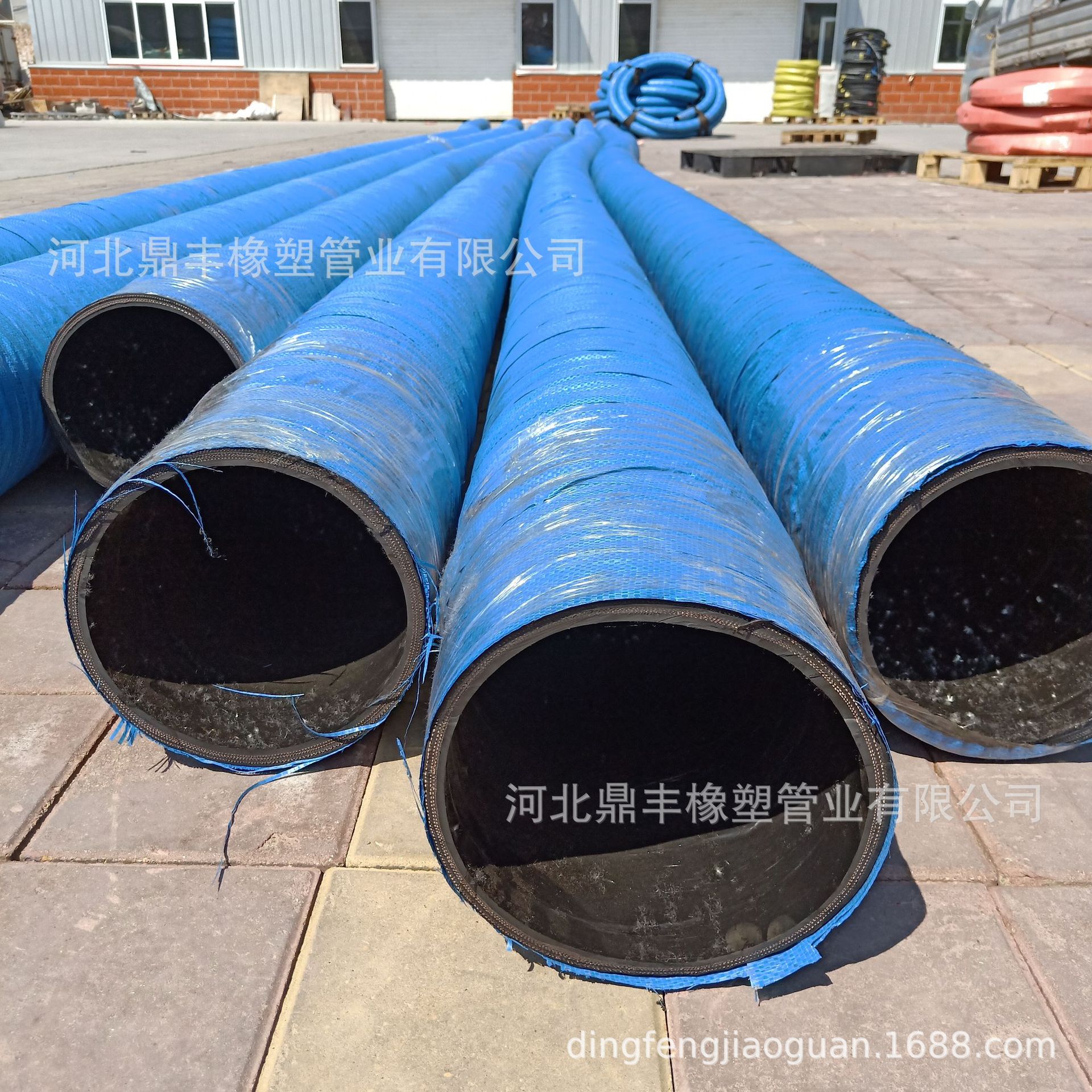 厂家供应耐磨吸水胶管 黑色橡胶波纹钢丝埋线胶管 大口径抽水胶管