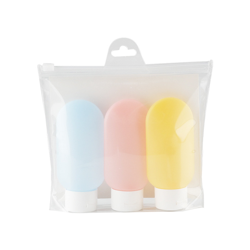 Langwei manguera apretón sub-botella de loción bolsa de lavado traje de viaje champú limpiador facial Gel de Ducha