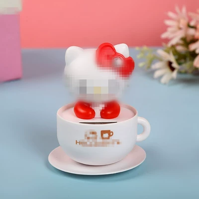 New cartoon doll solar Car ornaments - 111011-red-cat