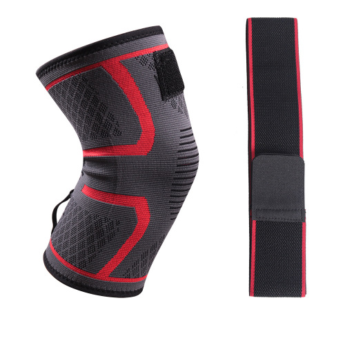 New Compression Knit Sports Knee Support for Badminton Running Fitness Outdoor Hiking Knee Support Cross-border