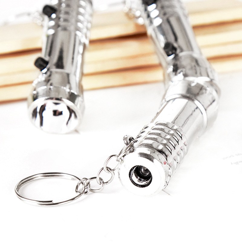 新款二用灯迷你验钞灯便携LED手电筒验钞灯多功能钥匙扣两用灯