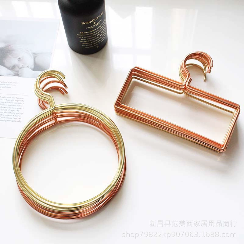 Nordic ins железная металлическая квадратная сушилка Бытовая круглая стойка для галстуков простая взрослая вешалка для одежды вешалка