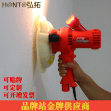 弘拓自吸式无尘墙面打磨砂纸机LED灯腻子打磨机砂光机厂家直销