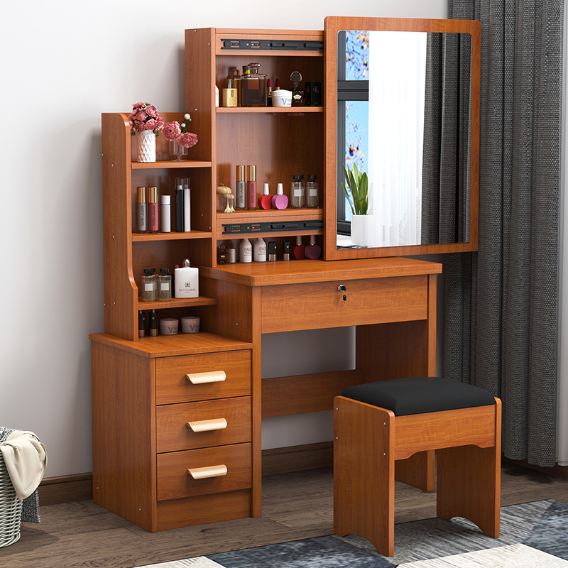 Dressing table, small apartment bedroom simple storage makeup cabinet, makeup desk, cross-border dropshipping