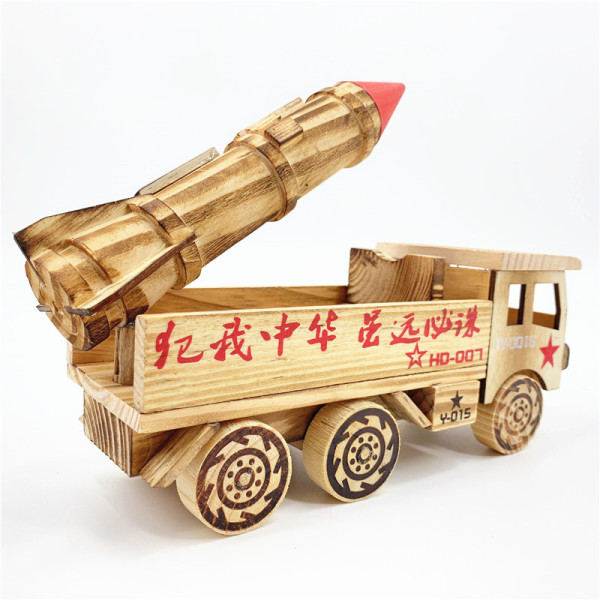 Wooden car model