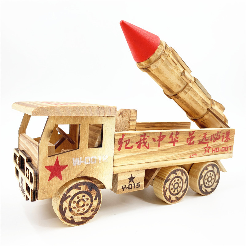 Wooden car model