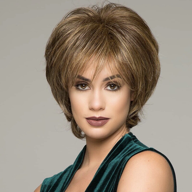 European and American foreign trade wigs ladies synthetic chemical fiber wig headgear short hair warped manufacturers in stock oblique bangs