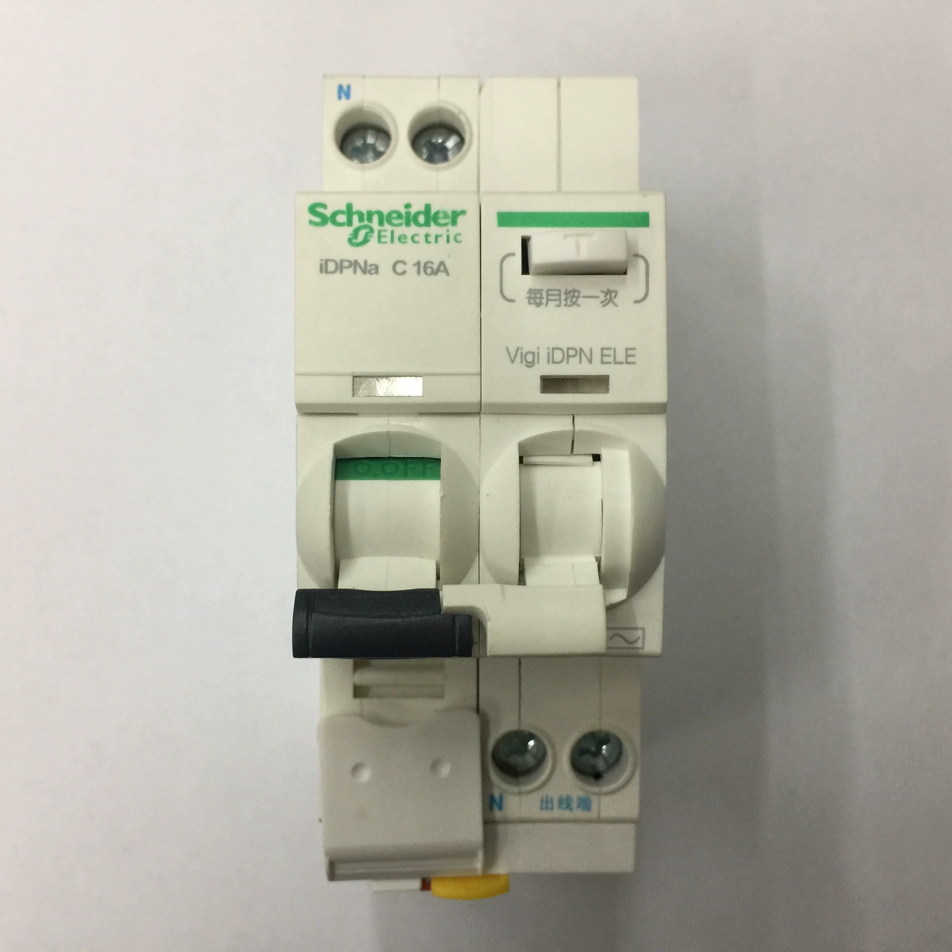 Оригинальный подлинный iDPNa vigi 1P+N C16A 30 мА Schneider небольшой переключатель утечки