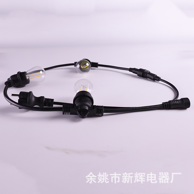 厂家批发各类LED灯串线 户外照明 B22澳式灯座  E27灯头线