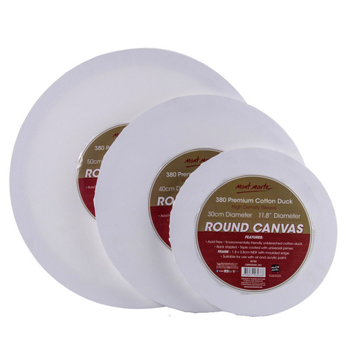 Montmartre round cotton picture frame creative painting oval heart-shaped medium grain acrylic picture frame oil painting material drawing board