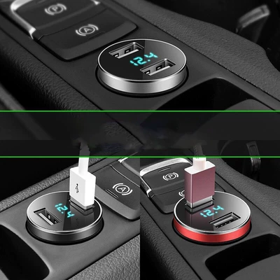 Dual USB Car Charger with – Mobil şarj cihazları