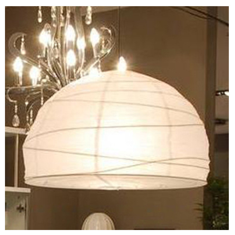 Nordic Paper Lantern Fishing Paper Lampshade Mid-Autumn Decorative Chandelier Living Room Dining Room Bedroom Paper Chandelier Wrigley Lantern