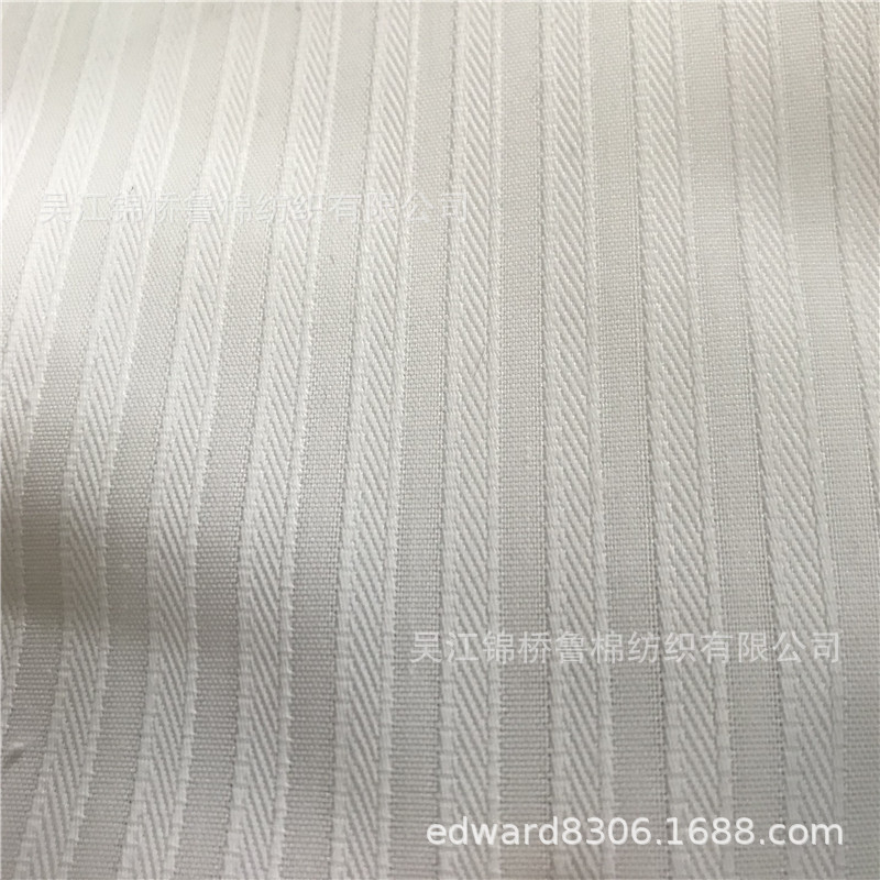 纯棉全线卡面料60/2*40/2+32/2平卡条龙凤条人字斜乱纹破卡提花布