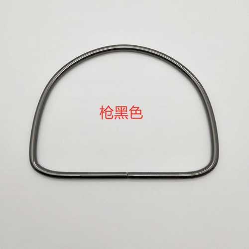 Luggage hardware accessories wholesale and retail luggage iron wire stylish and simple large D-shaped handle hand-held