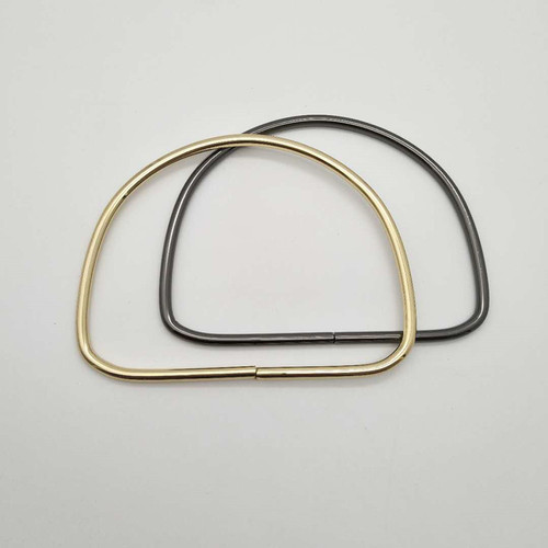 Luggage hardware accessories wholesale and retail luggage iron wire stylish and simple large D-shaped handle hand-held