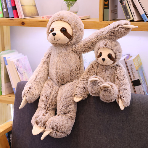 Amazon cross-border Internet celebrity sloth doll ins girl heart plush toy pillow girl gift one piece drop shipping