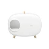 makesure麻薯 Кошачий песчаный бассейн полузветен с закрытыми крупно -кран -бортовыми брызгами вонючий туалет кошек