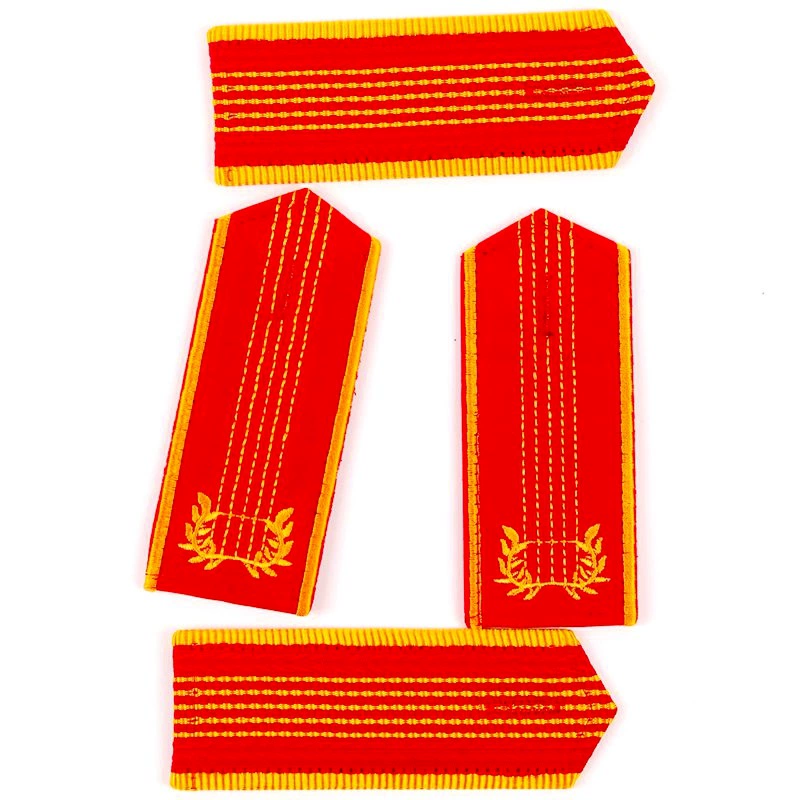 Красная группа талии барабанная команда платье погоны Униформа аксессуары Эполеты группы этикет эполеты