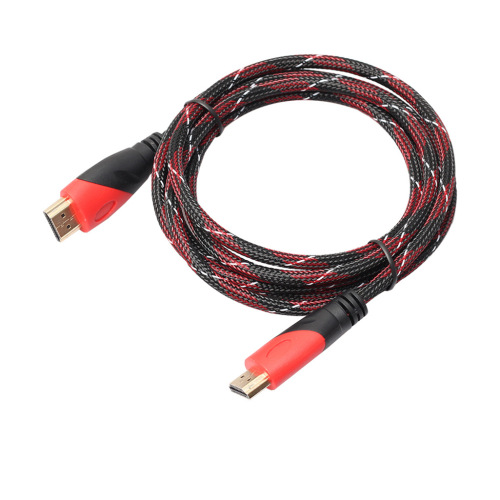 AliExpress Source Gold Plated Headband Braided Mesh 1080P 3D Version 1.4 HDMI Male to Male Video Cable