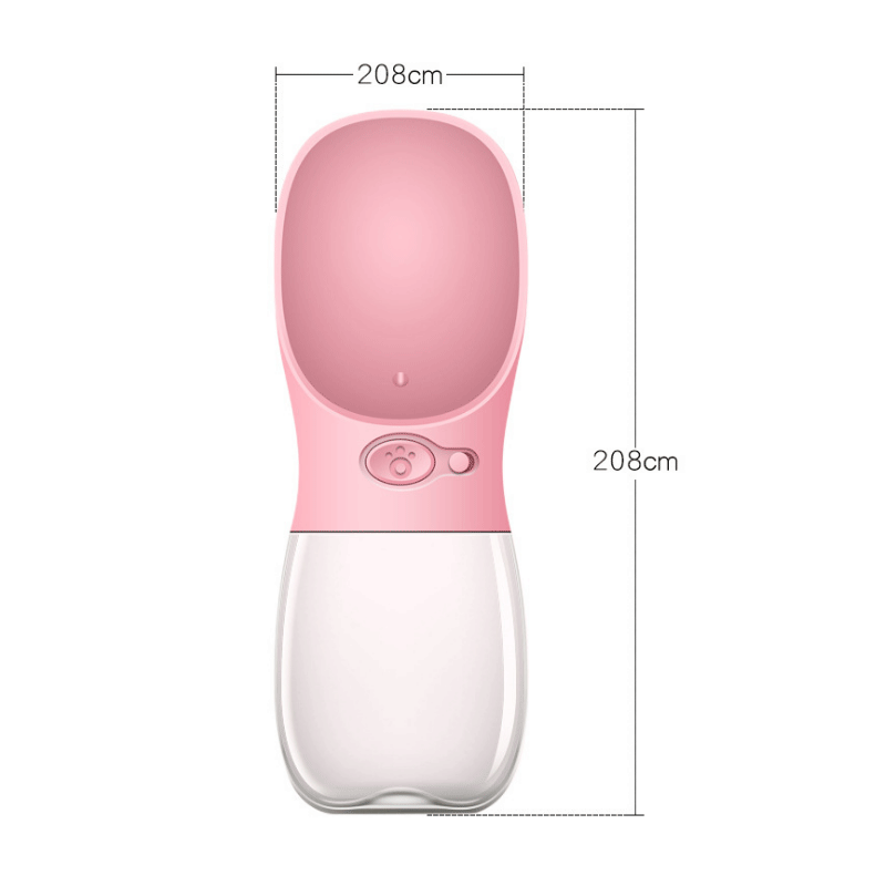 Mascota que viaja taza al aire libre portátil de viaje hervidor de agua tazón perro fuente de bebida suministros de viaje