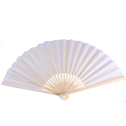 Red Dance Shoes, Dance Silk Fan with Folding Handle, 1.2-foot Xian Ethnic Fan, One-Size Folding Fan (9036), 90363
