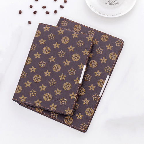 Ming Xingsheng business office notebook fashionable simple PU notepad B5A536KB6 leather notepad wholesale