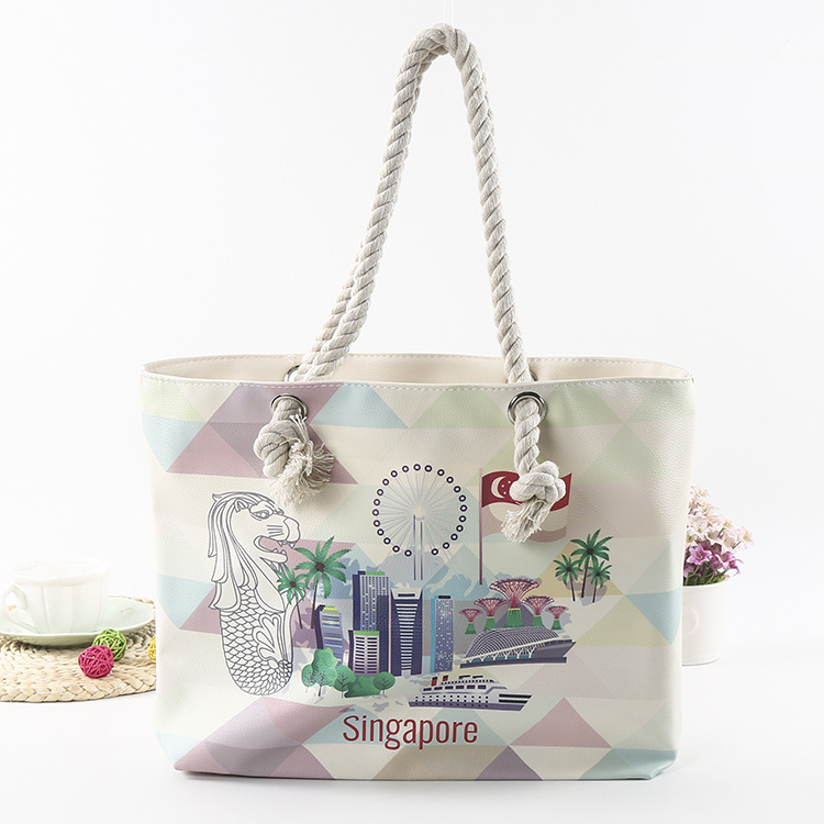 厂家创意印花棉布购物袋 批发彩印棉布袋 现货帆布袋可印logo