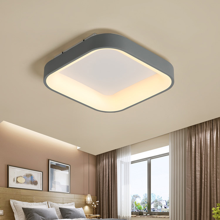 Modern and minimalistic creative square LED ceiling light