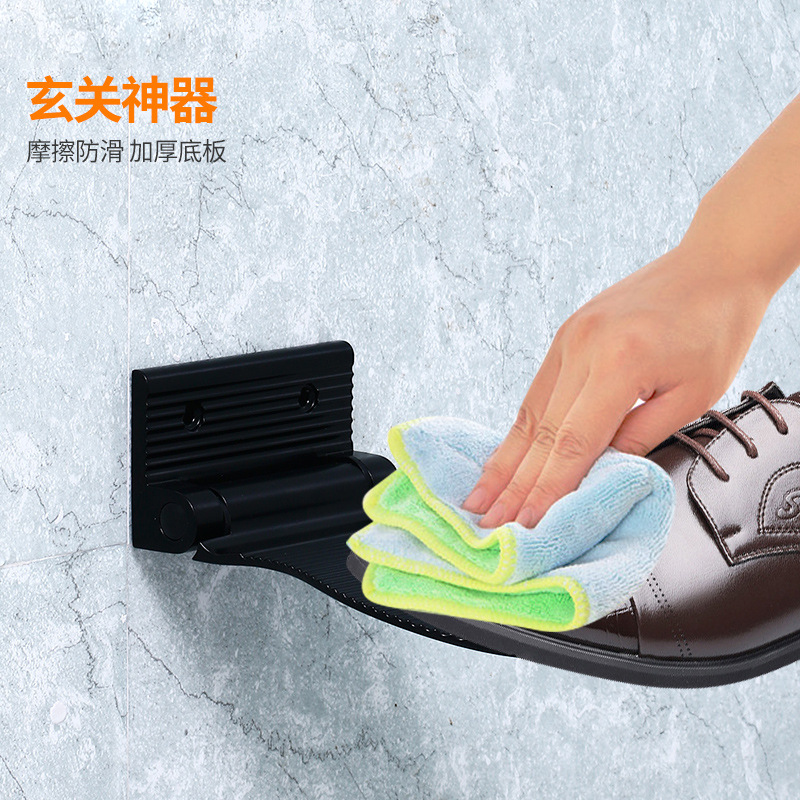 Space Aluminum Bathroom Pedal Device Bathroom Pedal Storage Rack Pedal Device Bathroom Anti-Slip Mat Wholesale