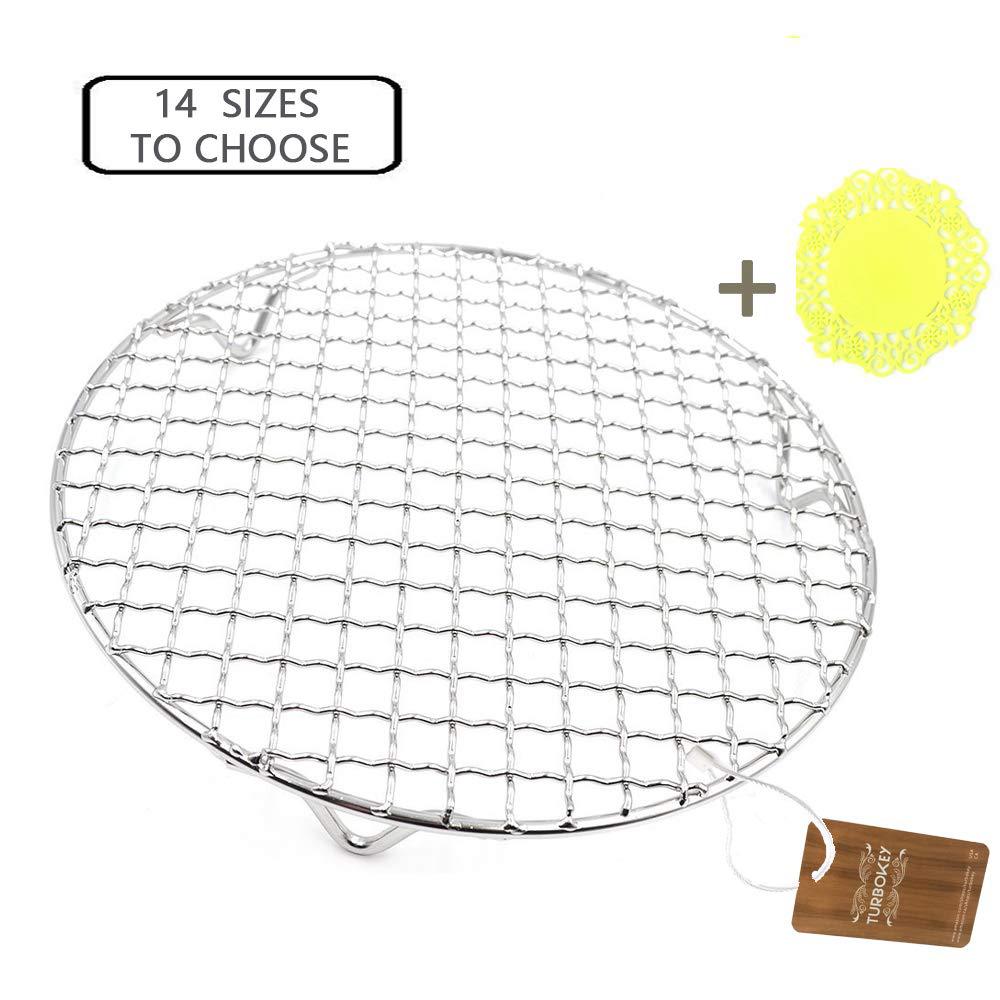 Freidora de aire accesorios malla al vapor de acero inoxidable 304 barbacoa malla barbacoa rejilla de carbono barbacoa de malla