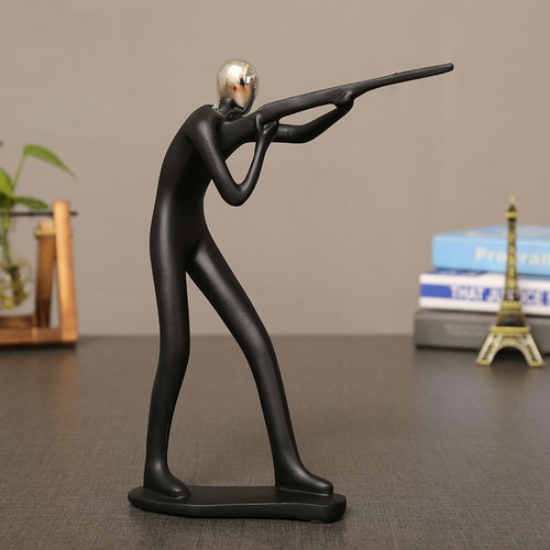 Minimalist Sports Figurine Decor for Living Room, Study, Cabinet, Bar Cabinet, Character Ornament, Home Decor, Personalized Fashion Art Piece