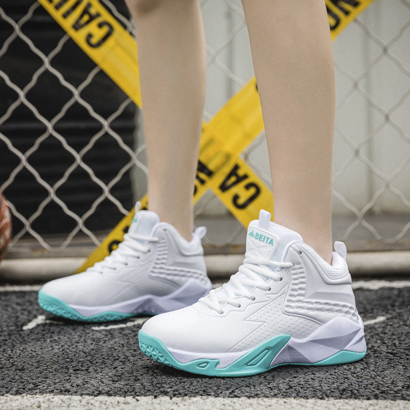 New Autumn and Winter Basketball Shoes Big Boys Basketball Shoes Men's and Women's sneaker Shock Absorbing Lightweight War Boots Student Sneakers Cross Border