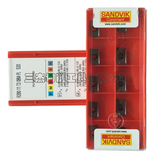 山特维克SANDIVK刀片R390-11T308M-PL530车刀片刀粒切削数控加工