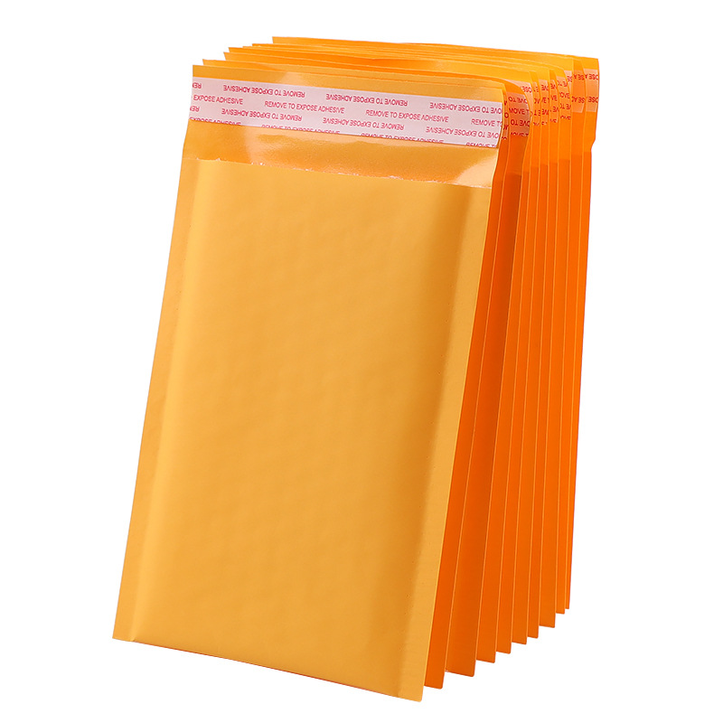 Bolsa de envoltura de burbuja de papel Kraft impermeable autoadhesiva Express bolsa de película de coextrusión al por mayor bolsa de espuma a prueba de golpes bolsa de embalaje de ropa