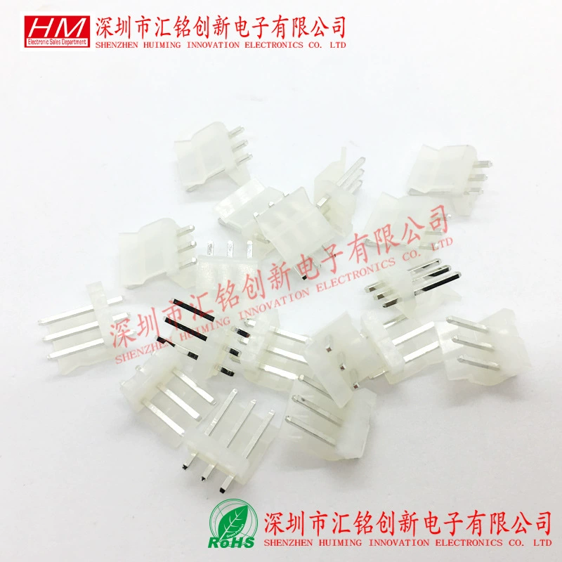 Прозрачный разъем 3PIN 3P 3 Core 3.96MM шаг CH3.96-3A прямой игольчатый сиденье вертикальная розетка