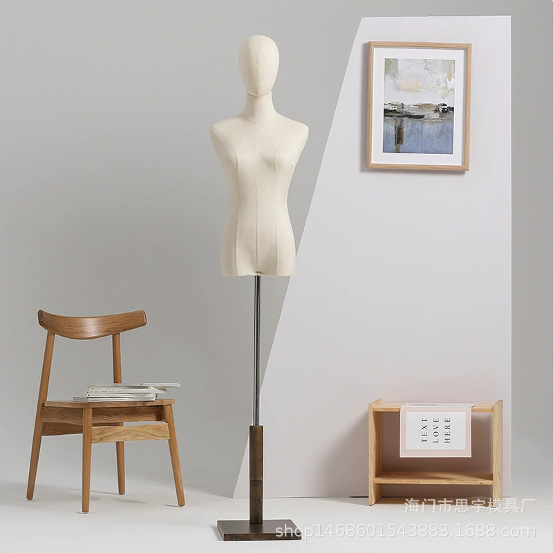 Dress Form Mannequin (Suhe) Female Torso with Pleated Skirt & Adjustable Stand, Multiple Base Options