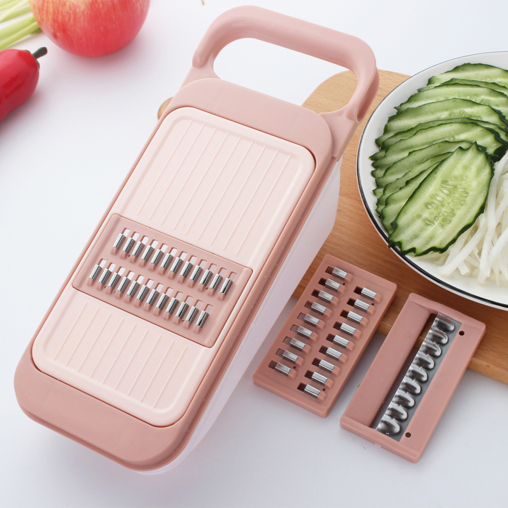 Nordic Stainless Steel Vegetable Cutter Vegetable and Fruit Combination Slice Vegetable Planer Potato Shredded Grater Vegetable Cutter