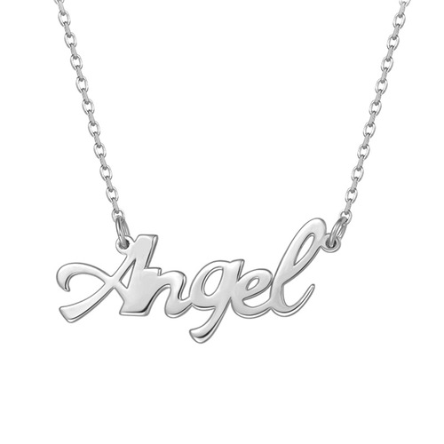 Customized Necklace Titanium Steel Lady Lock Chain Silver Gold Rose Gold Stainless Steel Pendant