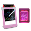 Cross -border LED light -emitting painting electronic fluorescent writing board children's light painting message board 3D Magic Pad