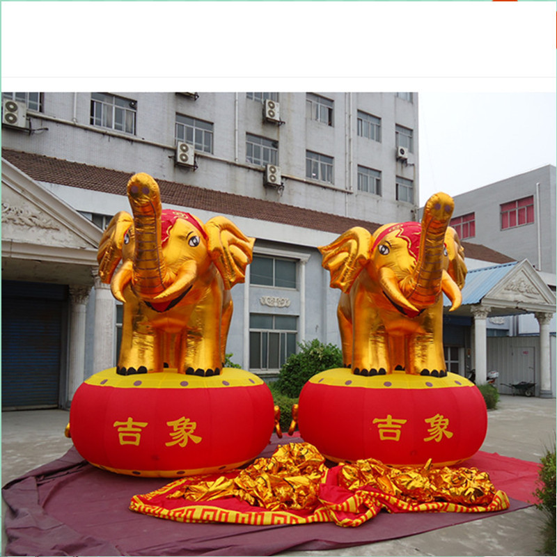 厂家批发充气象擂鼓3米-5米现货开业庆典充气模型 充气拱门