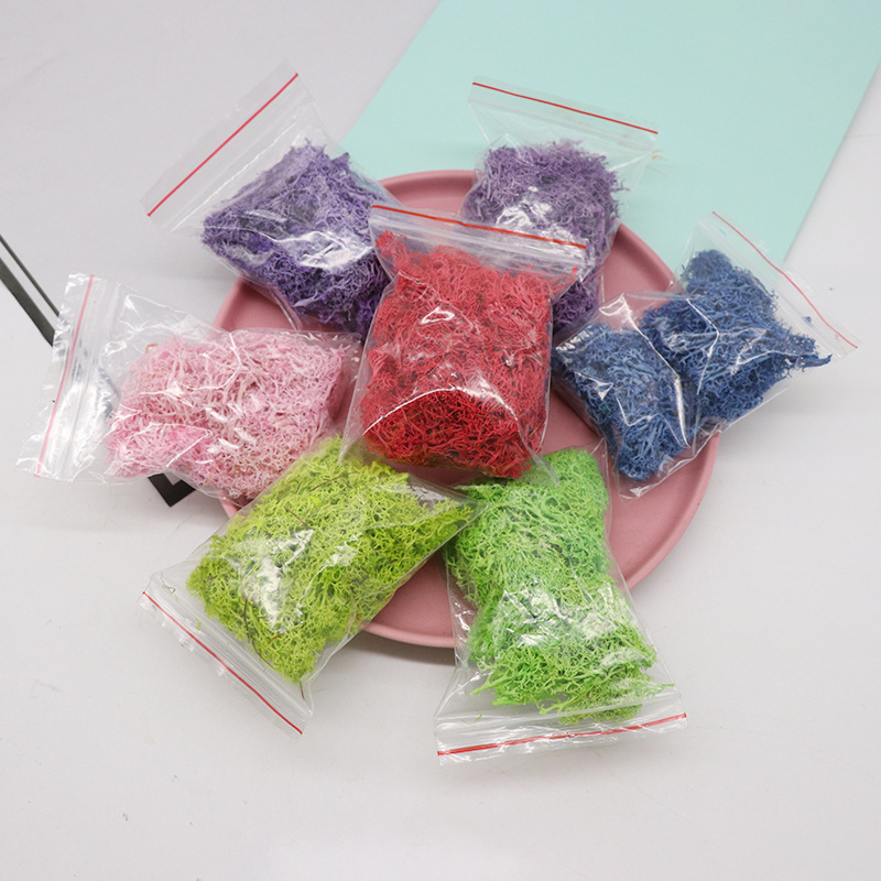 Manufacturer Wholesale Eternal Accessories Moss 10G/Pack Eternal Moss Moss Keychain Glass Cover DIY Flower Ball Manufacturer Wholesale Eternal Accessories Moss 10G/Pack Eternal Moss Moss Keychain Glass Cover DIY Flower Ball