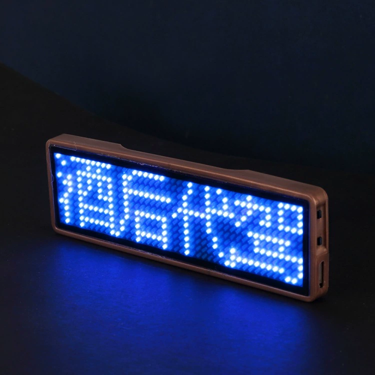 LED-дисплей на визитке, экран для бизнес-карты, номер рабочего места, блеск и слова о вине